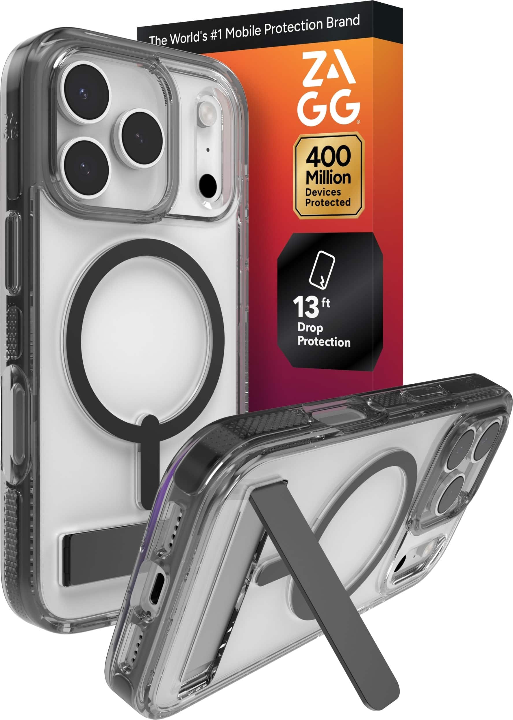 The World's #1 Mobile Protection Brand

ZAGG

400 Million Devices Protected

13 ft Drop Protection