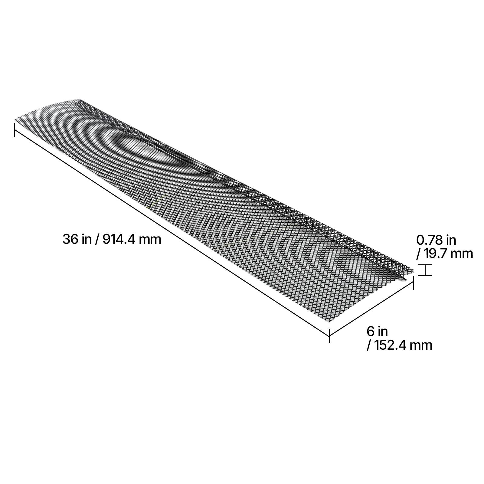 36 in / 914.4 mm  
0.78 in / 19.7 mm  
6 in / 152.4 mm