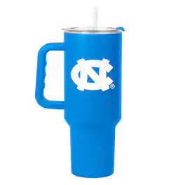 Logo Brands - North Carolina Tar Heels 40oz. Powder Coat Tumbler - Multicolor