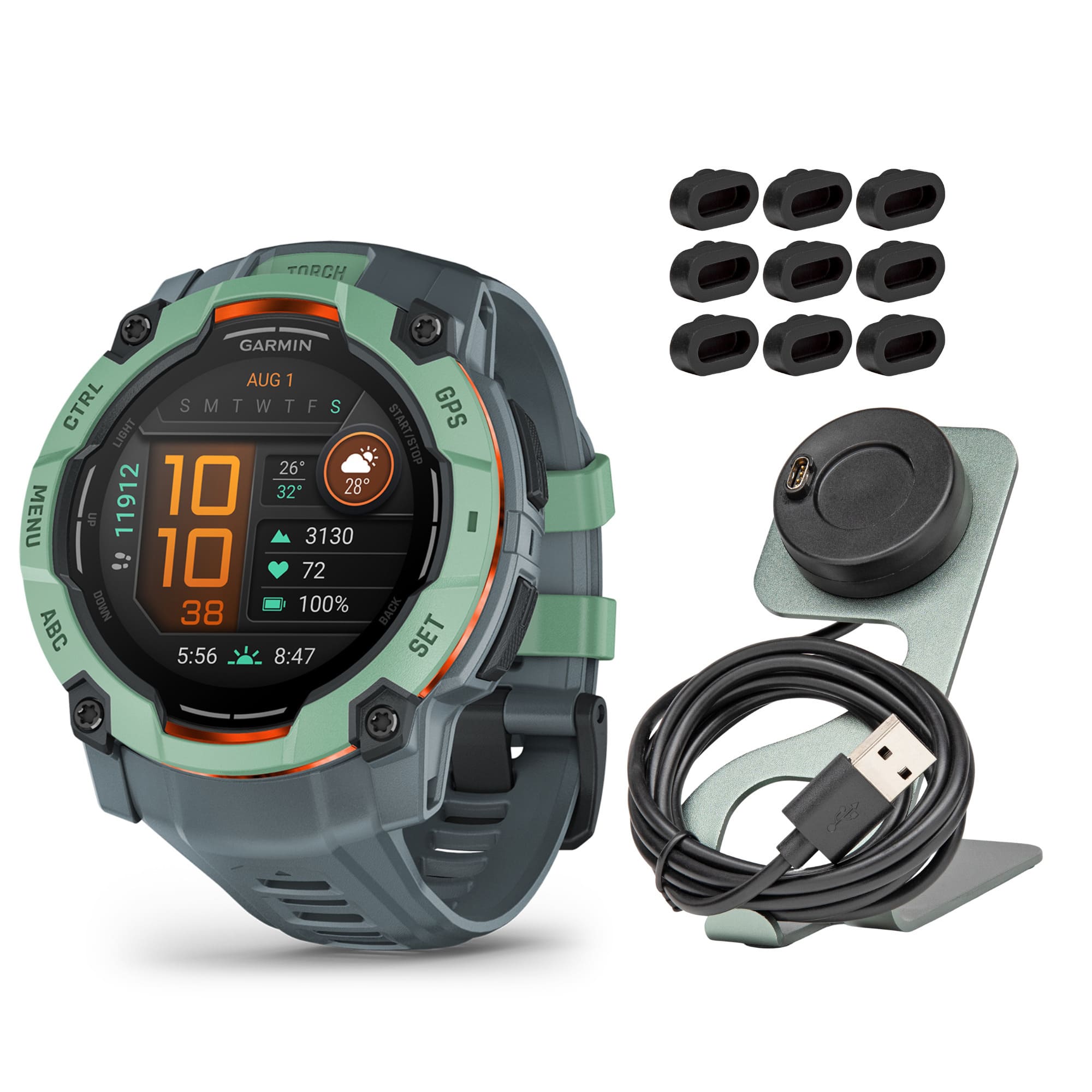 GARMIN - ⭐︎ai⭐︎ Garmin Instinct E GPS Smartwatch 40 mm Fiber reinforced