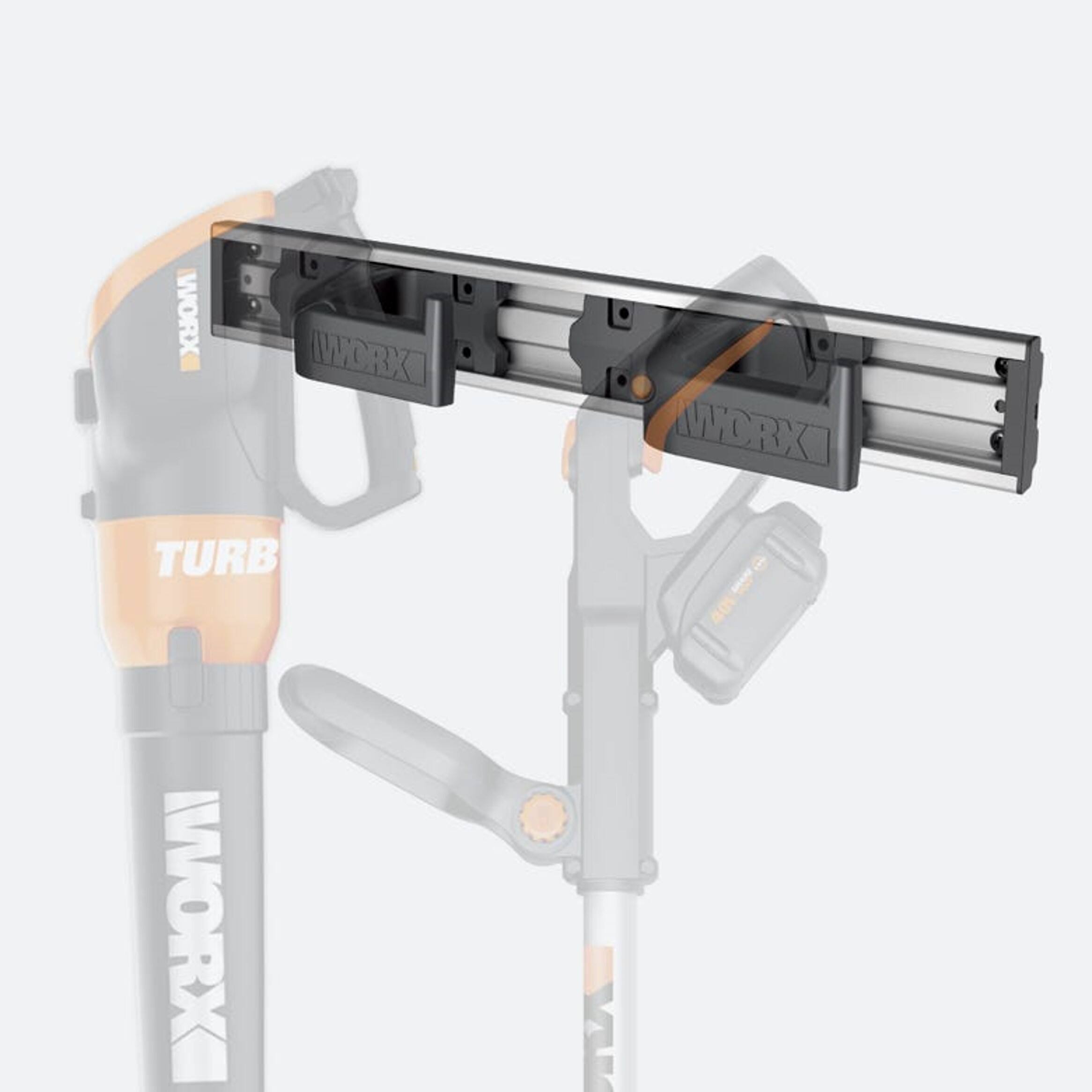 Alt View 13. WORX - 18" Wall Mount Tool Holder Kit - Black.