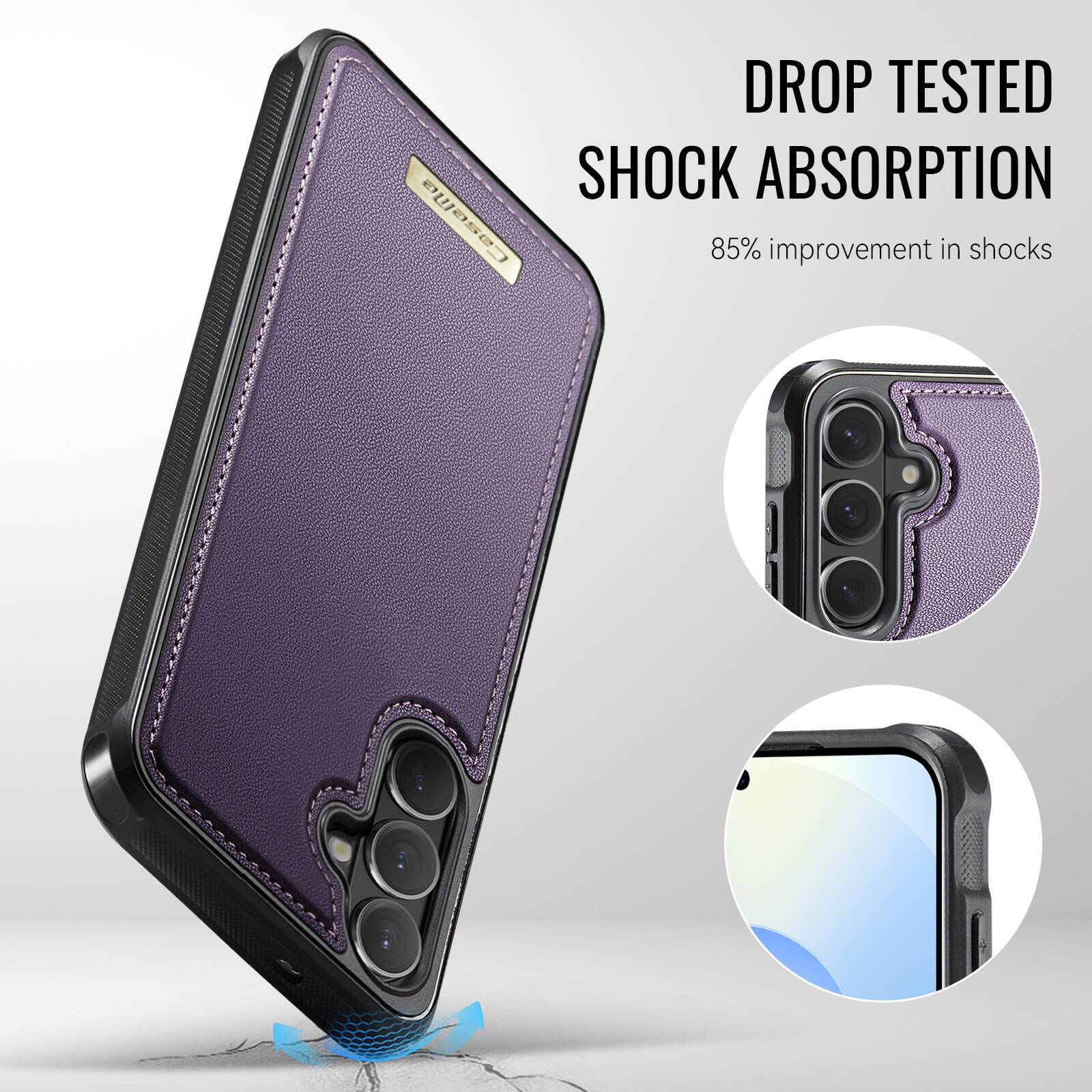 DROP TESTED SHOCK ABSORPTION  
85% improvement in shocks