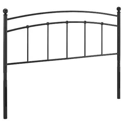 Front. Modway - Abigail Metal Twin Headboard by Modway - Black.