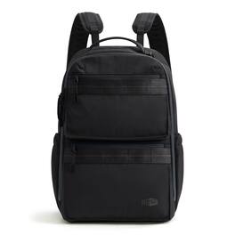Bagsmart - Moss 22L Backpack, 180° Full-Opening Work & Commute Daypack with 15.6" Laptop Sleeve for Daily Use - Black