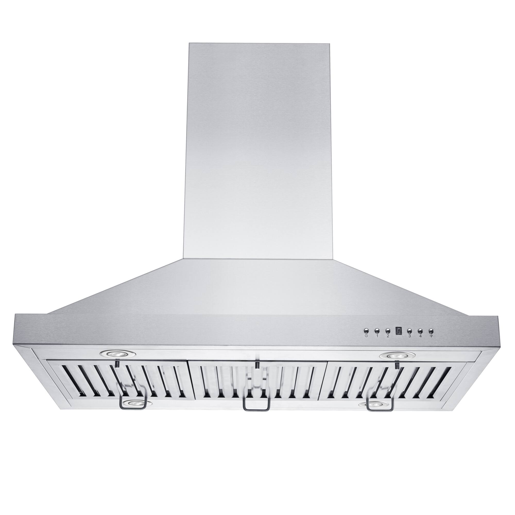 Angle. ZLINE - 42" Externally Vented Range Hood - Stainless steel.