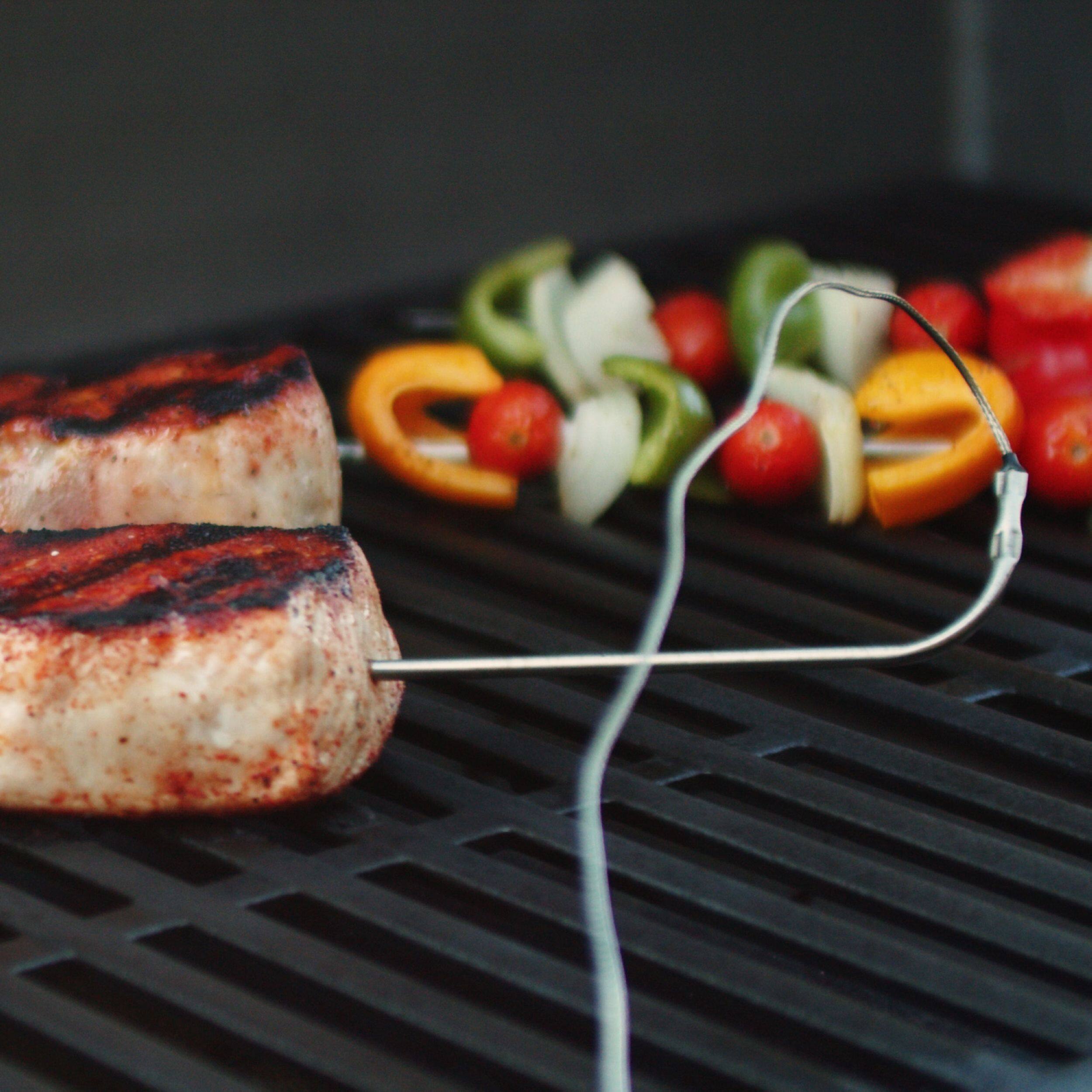 Alt View 4. Escali - Infrared Surface and Probe Digital Thermometer - Grey/Black.