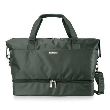 Front. Ricardo Beverly Hills - Avalon Softside 19" Drop Bottom Weekender Bag, Juniper Green - Juniper Green.