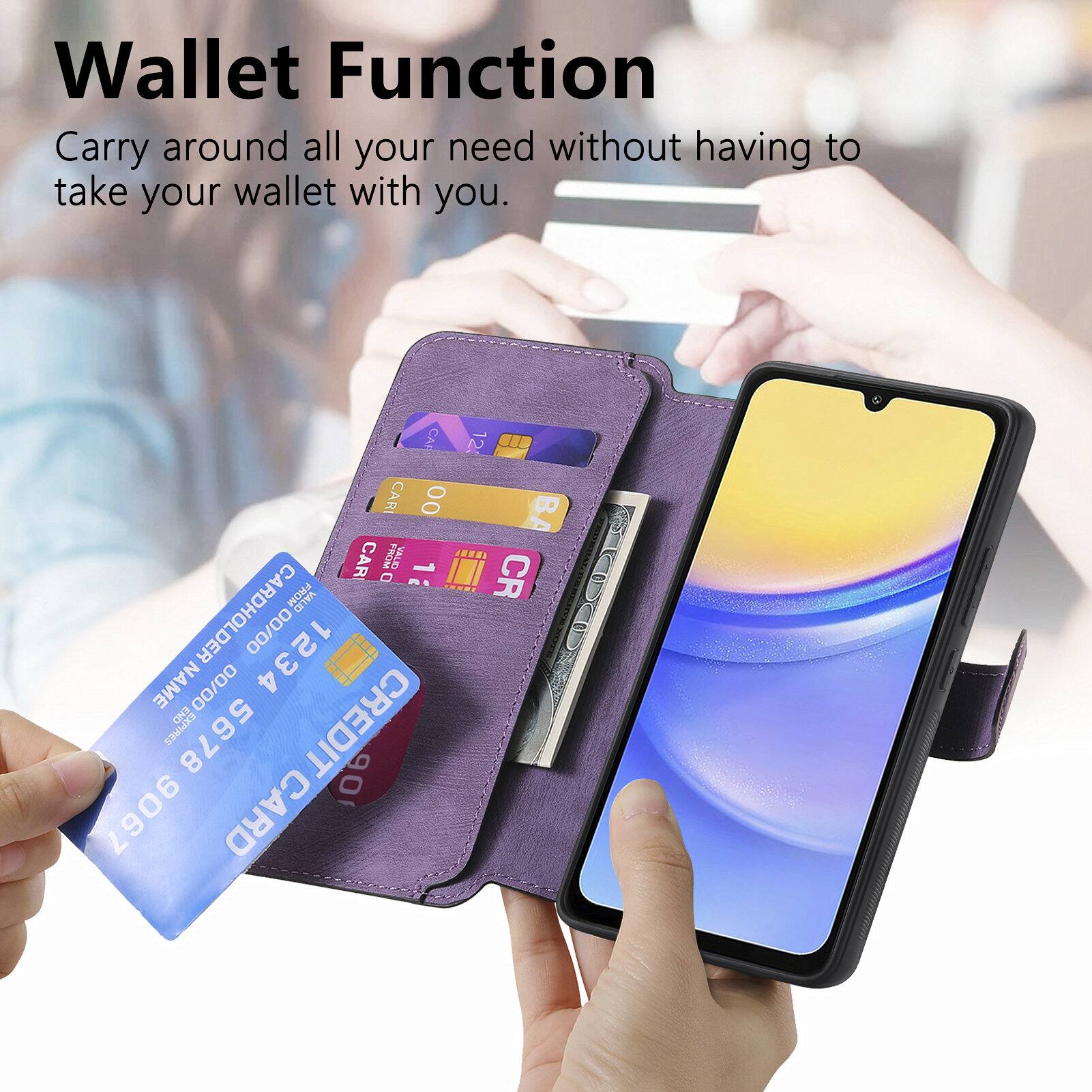 Wallet Function  
Carry around all your need without having to take your wallet with you.  

CAF 12 CAR 00 B FRCM VLD J200:  
CAR a - 1 CR FRIM CARDHOLDER 00/00 1234 NAME 00/00 CNJ CREDIT SX3 5678 90 9067 CARD