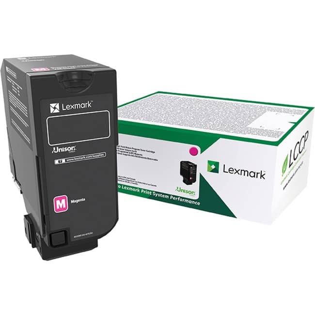 Lexmark - Unison Original High Yield Laser Toner Cartridge - 1 Each - 12000 Pages - Magenta