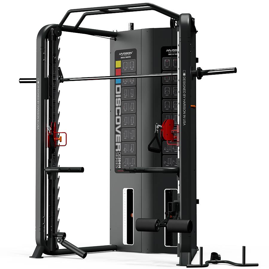 HARISON - HR-G30414 Flying Bird/Smith Multifunctional Trainer - Black