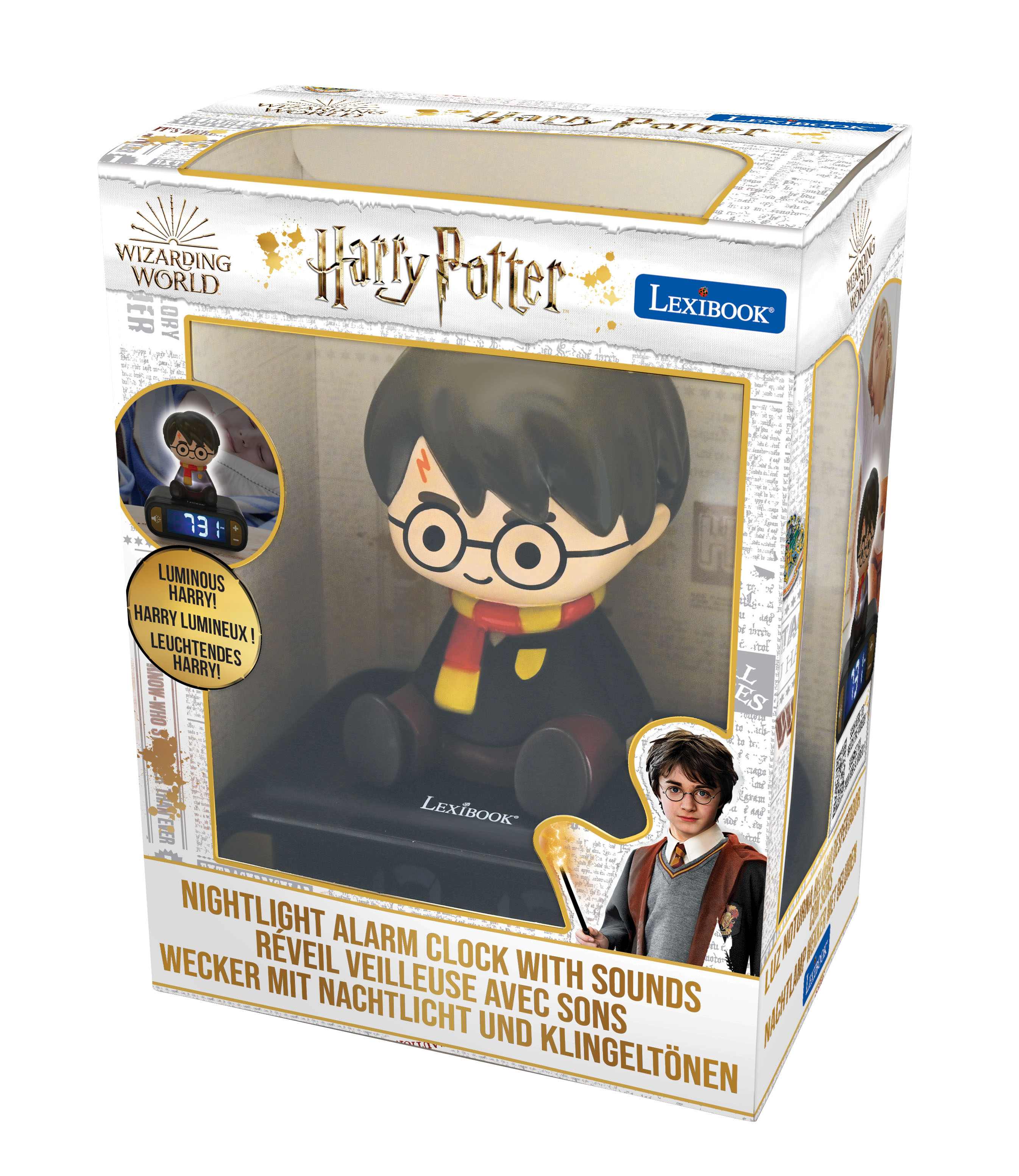 Harry Potter LexiBook 13 Luminous Harry! Harry Lumineux! Leuchtdes Harry! Now - Who is the best? 7th Edition LexiBook - Ever Nightlight Alarm Clock with Sounds Nacchtlicht und Klingeltonen