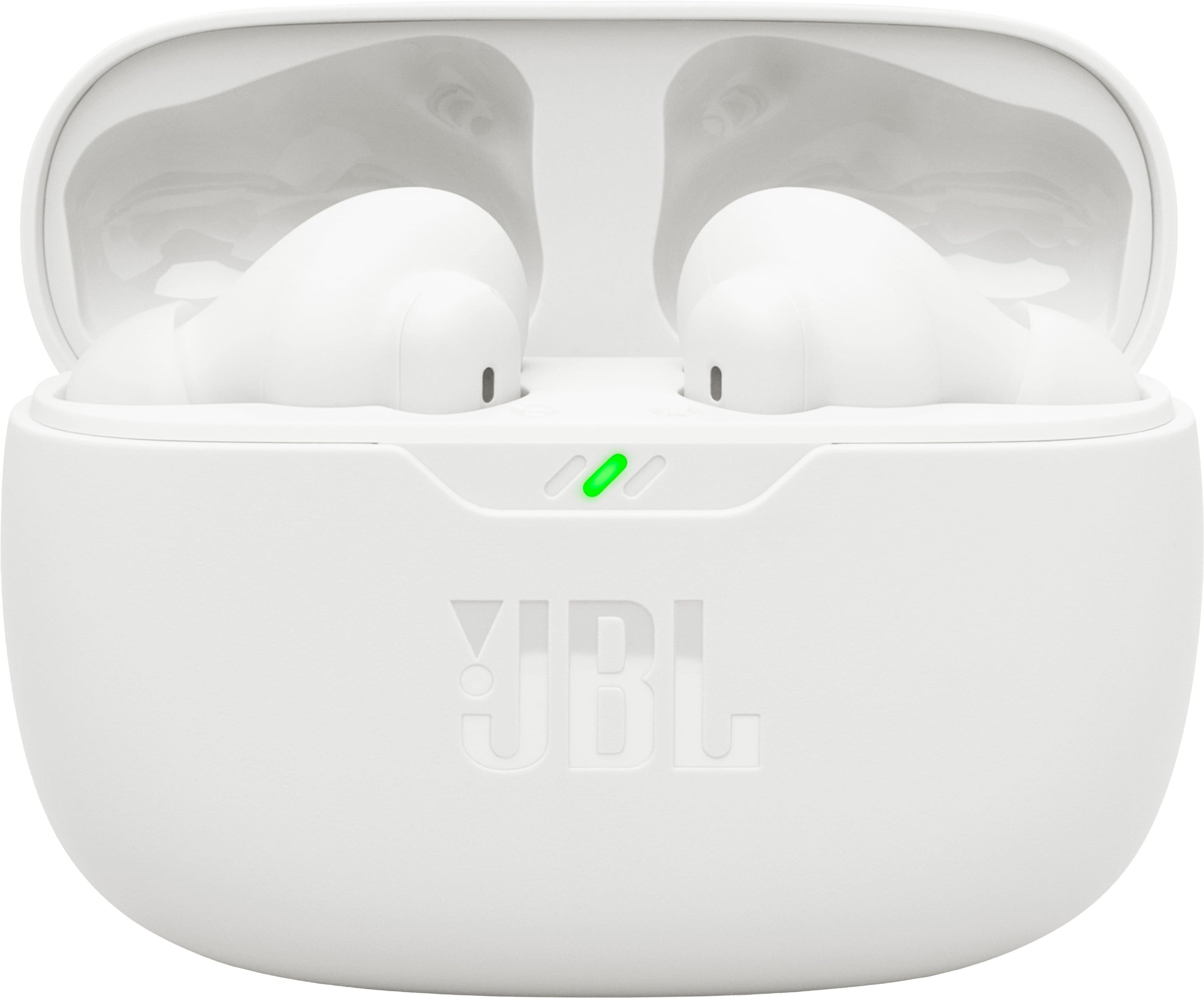 Alt View 5. JBL - Vibe Beam 2 Noise Cancelling Earbuds - 2025 - White.