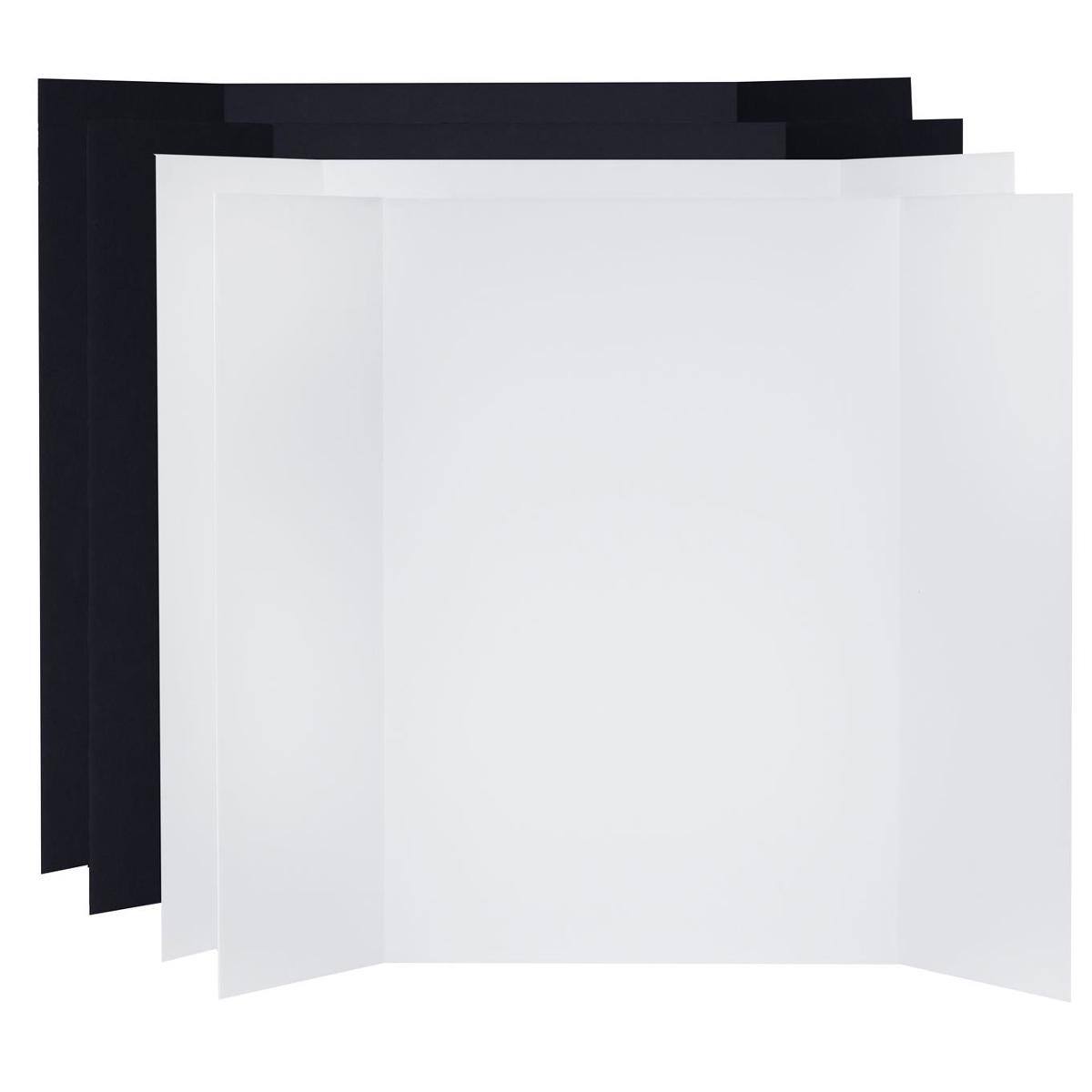 Front. V-FLAT WORLD - V-FLAT WORLD Tabletop V-Flat Large (3'x4'), 4-Pack, 2-White & 2-Black.