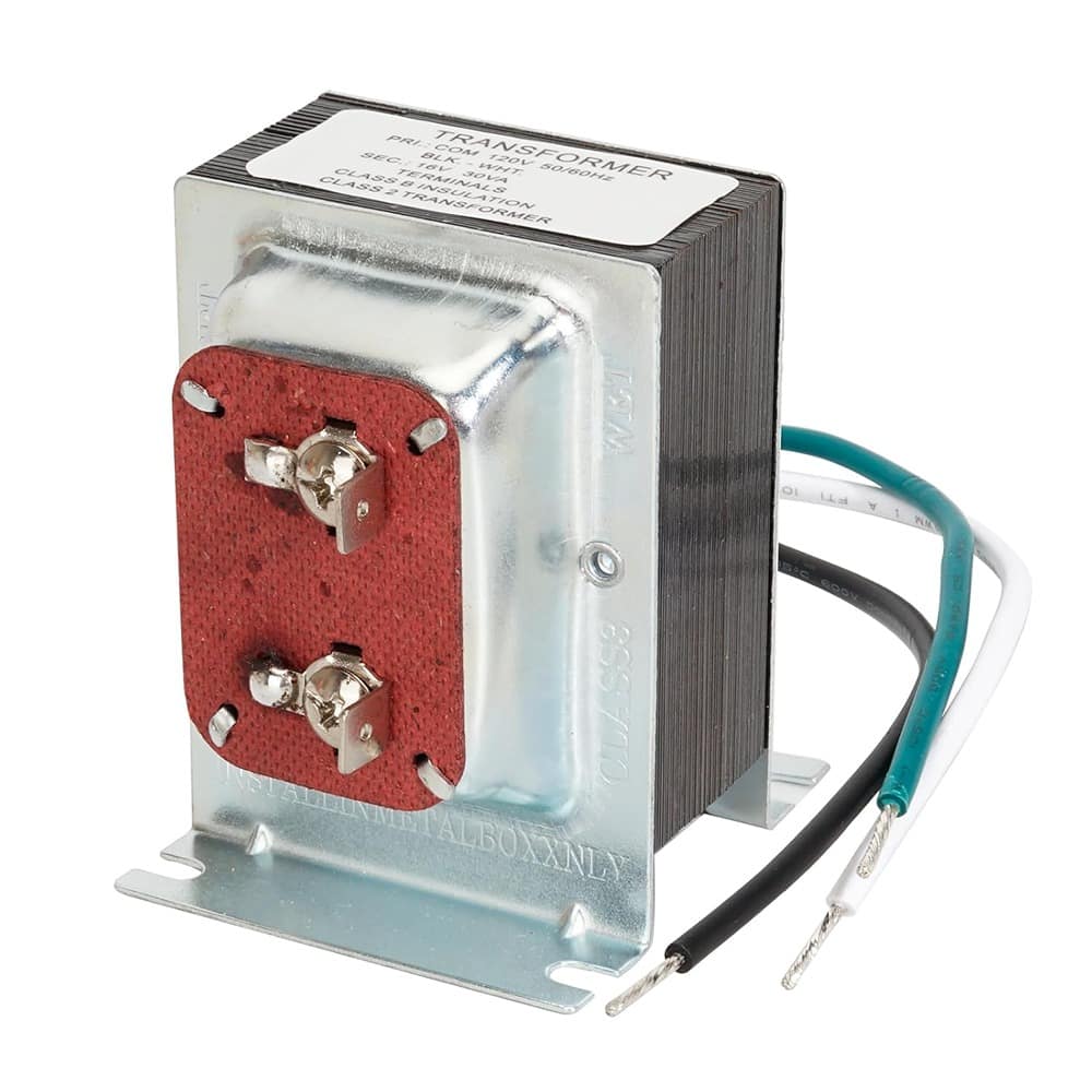 Schertz - Hardwired Door Chime Transformer, Thermostat Power Adapter, 16V 30VA - Style: 16V 30VA