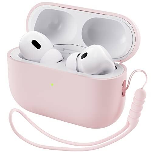 Alt View 1. Ornarto - ORNARTO Bundle for iPhone 16 Pro Max Case 6.9" in Pink and Silicone for AirPods Pro 2 Case in Pink - Pink.