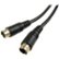 Alt View Standard 20. Cables Unlimited - 25ft S-Video SVHS Male to Male 4Pin Cable - Black.