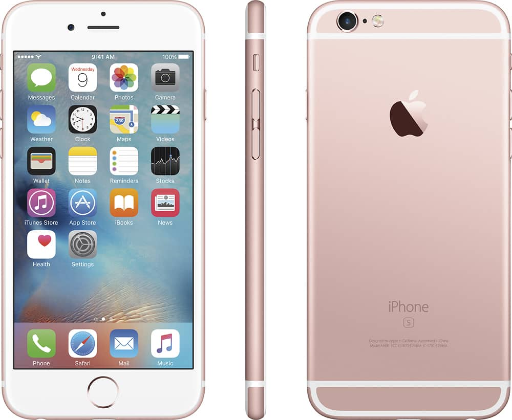 tilbagebetaling pulver Bevidst Best Buy: Apple iPhone 6s 16GB Rose Gold (AT&T) MKQ82LL/A