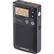 Front Standard. Sangean - FM-Stereo AM Audio Digital Tuning Pocket Radio - 19 Presets - Black.