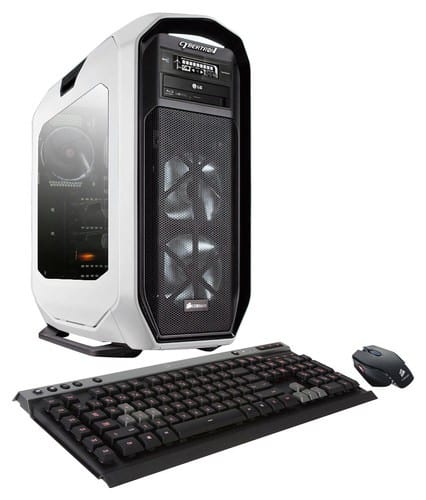 CybertronPC - Thallium X99 Desktop - Intel Core i7 - 64GB Memory - 3TB Hard Drive + 400GB Solid State Drive - White-Front_Standard 