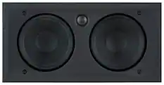 Front. Sonance - MAG6 LCR SINGLE SPEAKER - Mag Series 6-1/2" 2-Way In Wall Rectangle LCR Speaker (Each) - Paintable White.