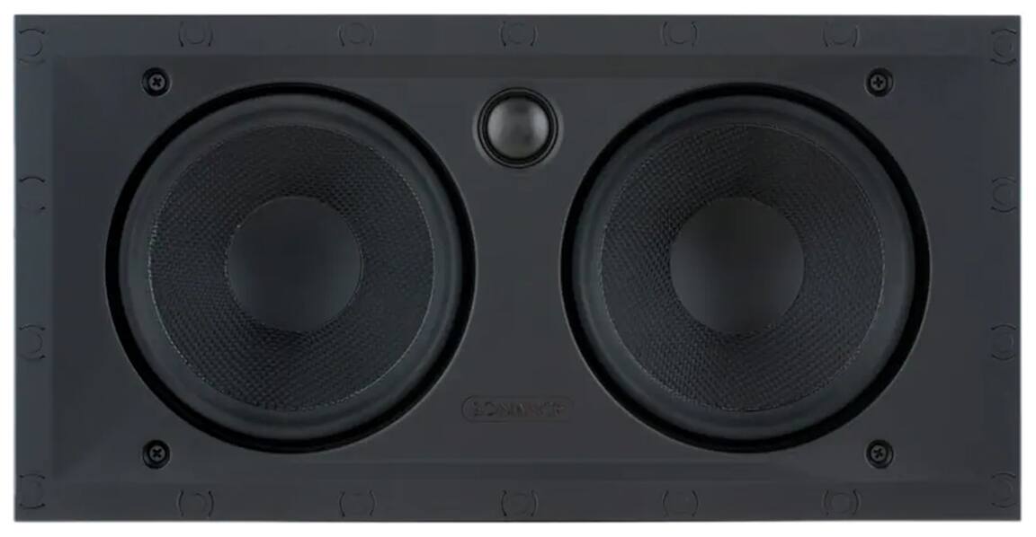 Front. Sonance - MAG6 LCR SINGLE SPEAKER - Mag Series 6-1/2" 2-Way In Wall Rectangle LCR Speaker (Each) - Paintable White.