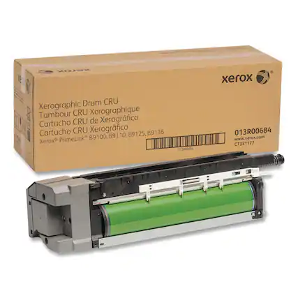 Xerox Xerographic Drum CRU
Tambour CRU Xerographique
Cartucho CRU de Xerográfico
Cartucho CRU Xerográfico
Xerox® PrimeLink™ B9100, B9110, B9125, B9136
013R00684
www.xerox.com
CT351177