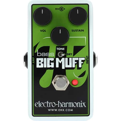 Harmonix - Nano Bass Big Muff Pi Fuzz Sustainer Pedal NBBMUFF - Green
