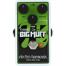 Harmonix - Nano Bass Big Muff Pi Fuzz Sustainer Pedal NBBMUFF - Green