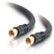 Alt View Standard 20. C2G - Value Series F-Type Coaxial Video Cable - Black.
