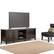 Left. Simpli Home - Connaught TV Stand for most TVs Up to 80" - Dark Chestnut Brown.