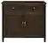 Front. Simpli Home - Connaught Entryway Storage Cabinet - Dark Chestnut Brown.