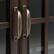 Alt View 12. Simpli Home - Connaught Low Storage Cabinet - Dark Chestnut Brown.