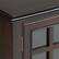 Alt View 13. Simpli Home - Connaught Low Storage Cabinet - Dark Chestnut Brown.