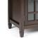 Alt View 14. Simpli Home - Connaught Low Storage Cabinet - Dark Chestnut Brown.
