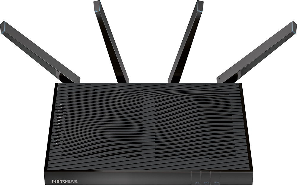 NETGEAR Nighthawk X8 AC5300 Tri-Band Quad Stream Wi-Fi Router Black  R8500-100NAS - Best Buy