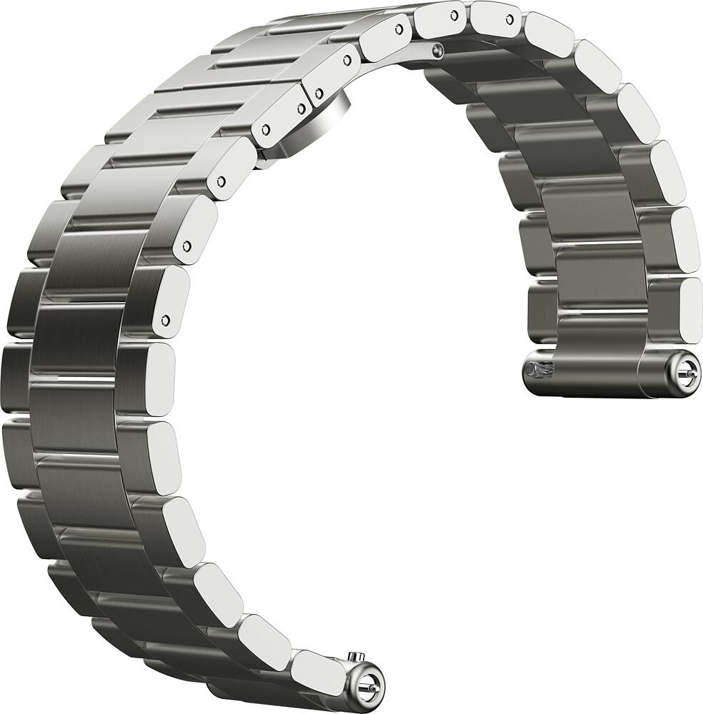 Angle. Motorola - Band for Select Motorola Moto 360 Men's Smartwatches - Silver.