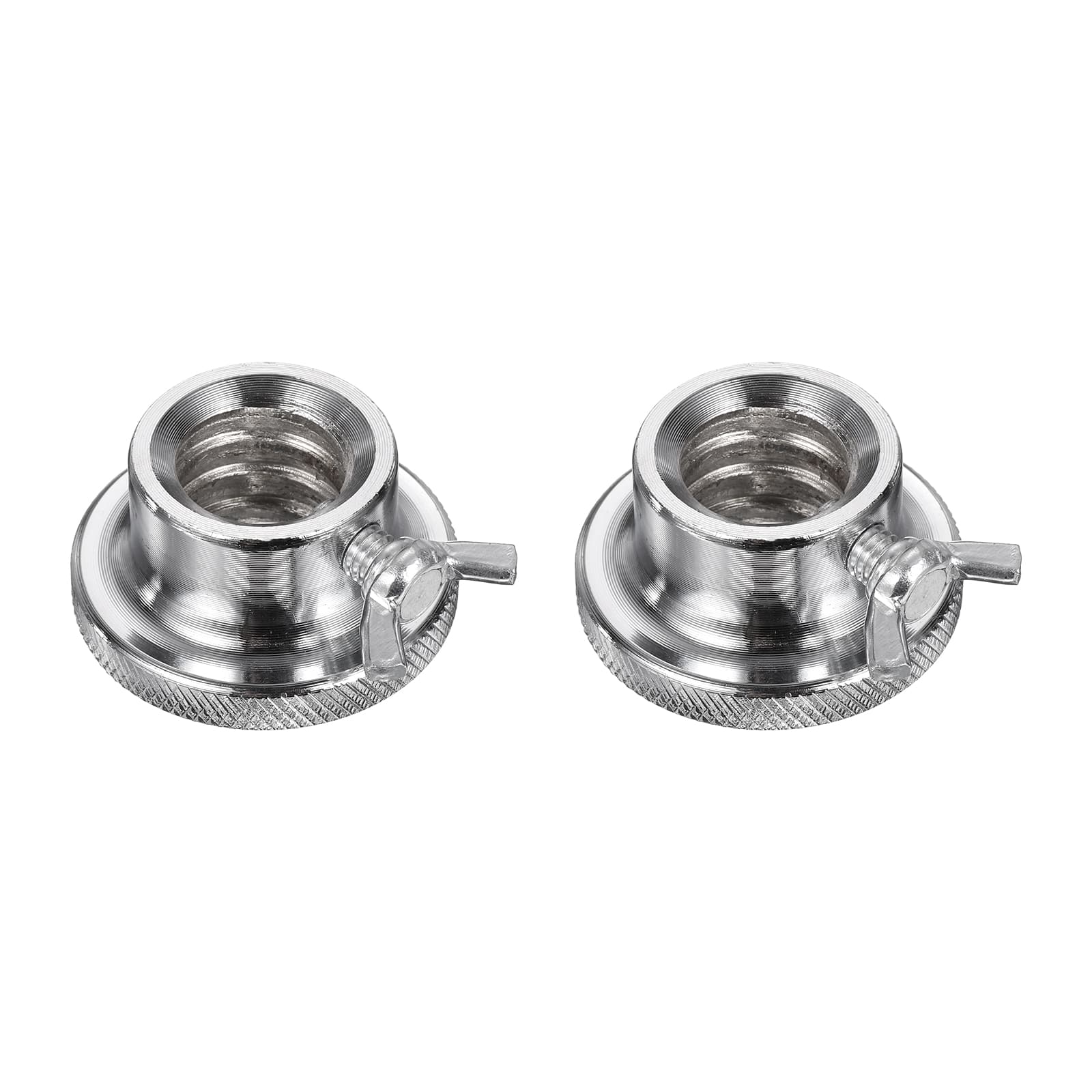 Unique Bargains - Dumbbell Collars, Barbell Spin Lock Anti Slip Weight Lifting Clip 1" 2pcs Steel for 1" Barbell/Dumbbell - Silver