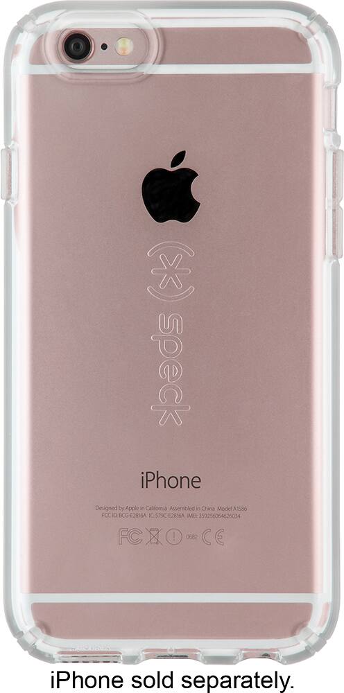 Alt View 18. Speck - CandyShell Case for Apple® iPhone® 6 and 6s - Clear.