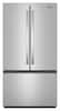 Front. Whirlpool - 31 Cu.Ft. French Door Refrigerator with Ice Maker and Family-Sized Capacity - Fingerprint-Resistant Stainless Finish.