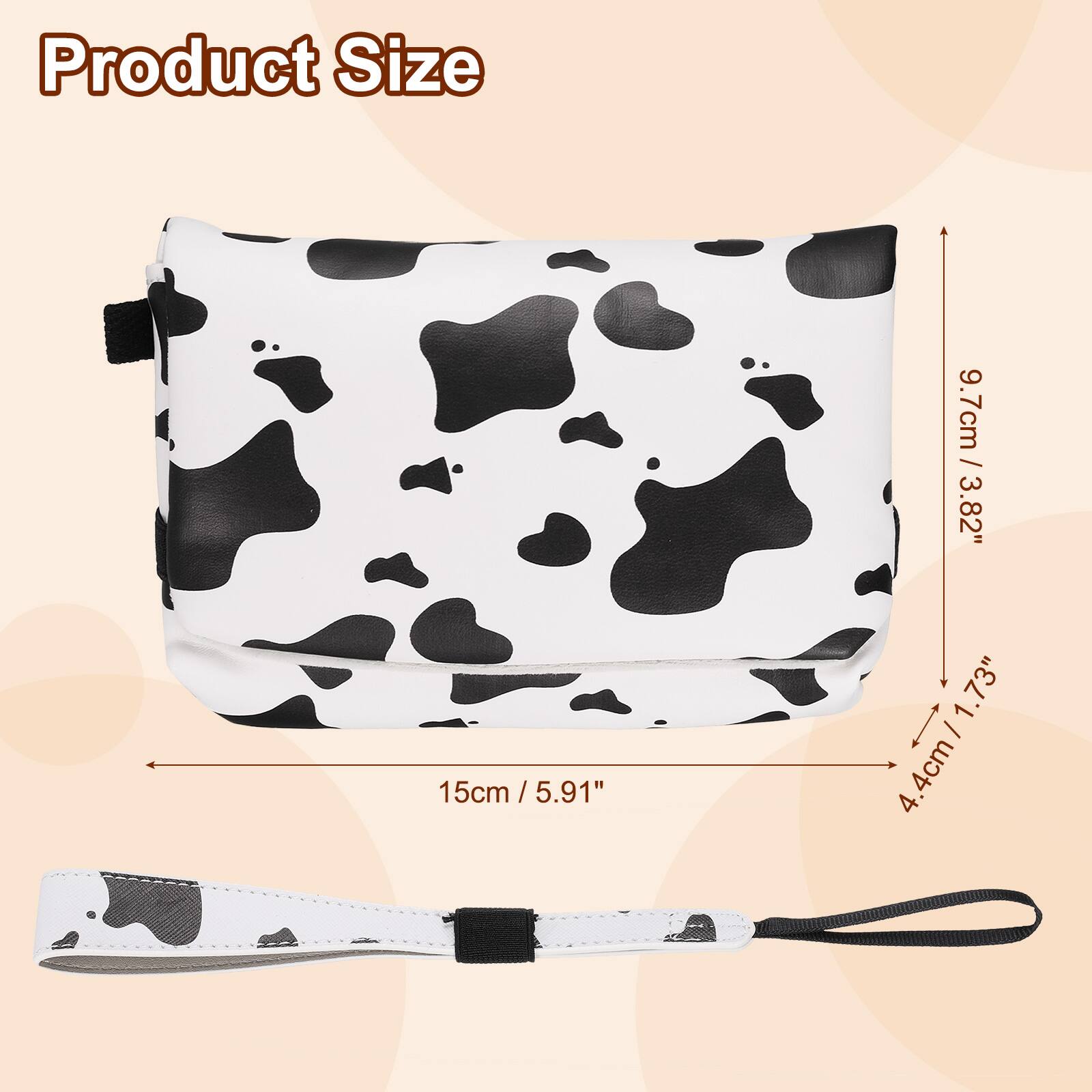 Product Size  
15cm / 5.91"  
9.7cm / 3.82"  
4.4cm / 1.73"