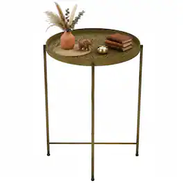 Homcom - Table for Living Room - Gold