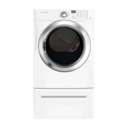 Frigidaire - 7.0 Cu. Ft. 10-Cycle Electric Dryer with Steam - White-Front_Standard 