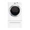 Frigidaire - 7.0 Cu. Ft. 10-Cycle Electric Dryer with Steam - White-Front_Standard