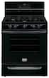 Frigidaire - Gallery 5.0 Cu. Ft. Self-Cleaning Freestanding Gas Convection Range - Black - Larger Front