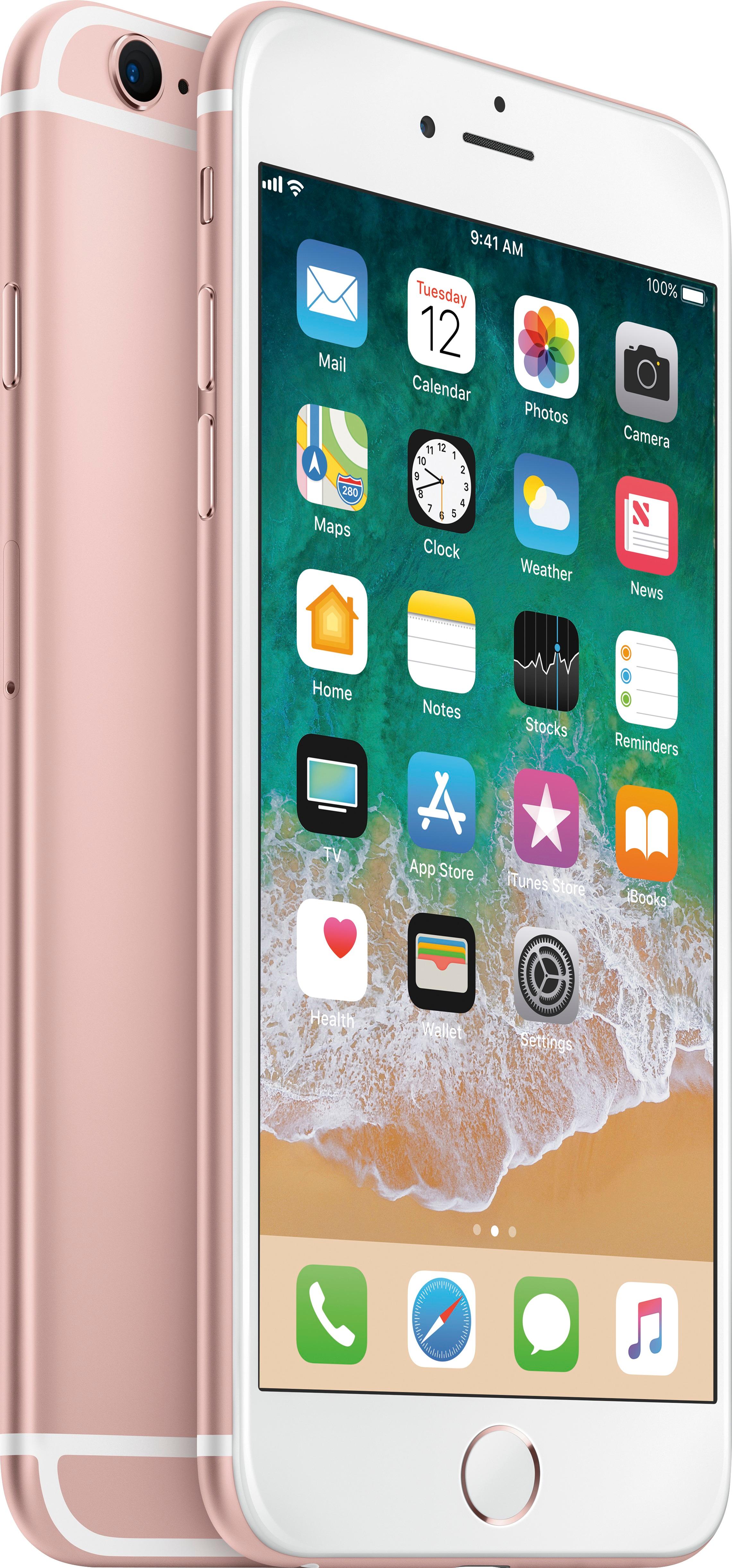 【美品】iPhone 6s Rose Gold 16 GB SIMフリースマートフォン/携帯電話