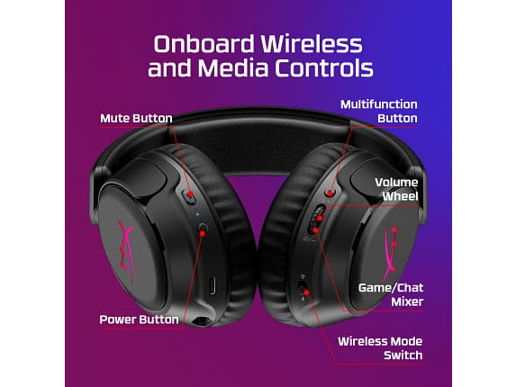 HP hyperx cloudx flight 2 wireless gaming headset xbox Black