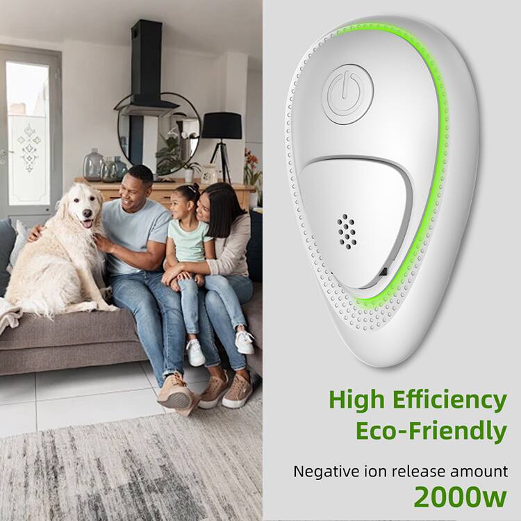 High Efficiency Eco-Friendly  
Negative ion release amount 2000w