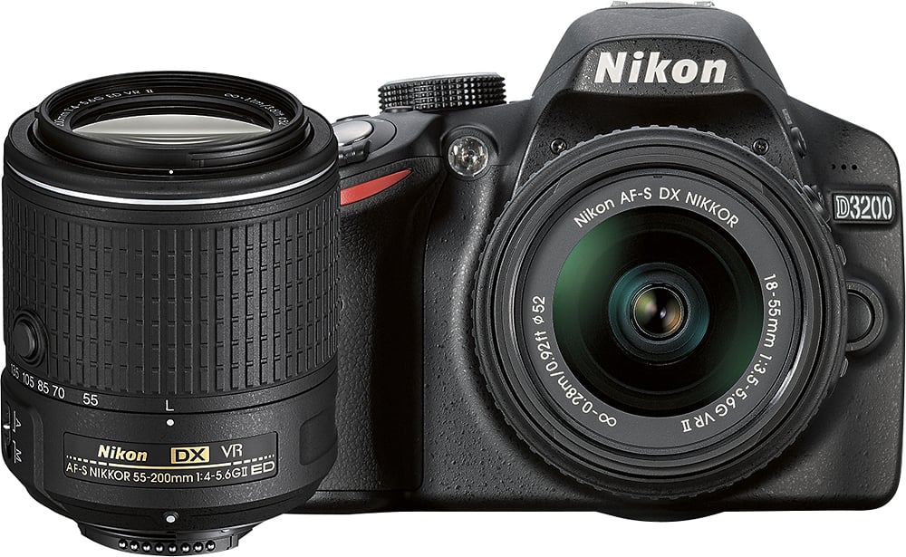 Nikon D3200 DSLR Camera with 18-55mm VR II - Best Buy