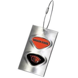 Jardine - Oregon State Beavers 3.5'' x 2'' Bag Tag - Silver