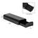 Alt View 11. Mind Reader - Single Serve Coffee Pod Organizer, 12-14 Coffee Pod Capacity, 5"L x 12.75"W x 2.25"H - Black.